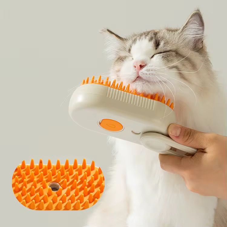 Cepillo de Vapor 3en1 para Mascotas